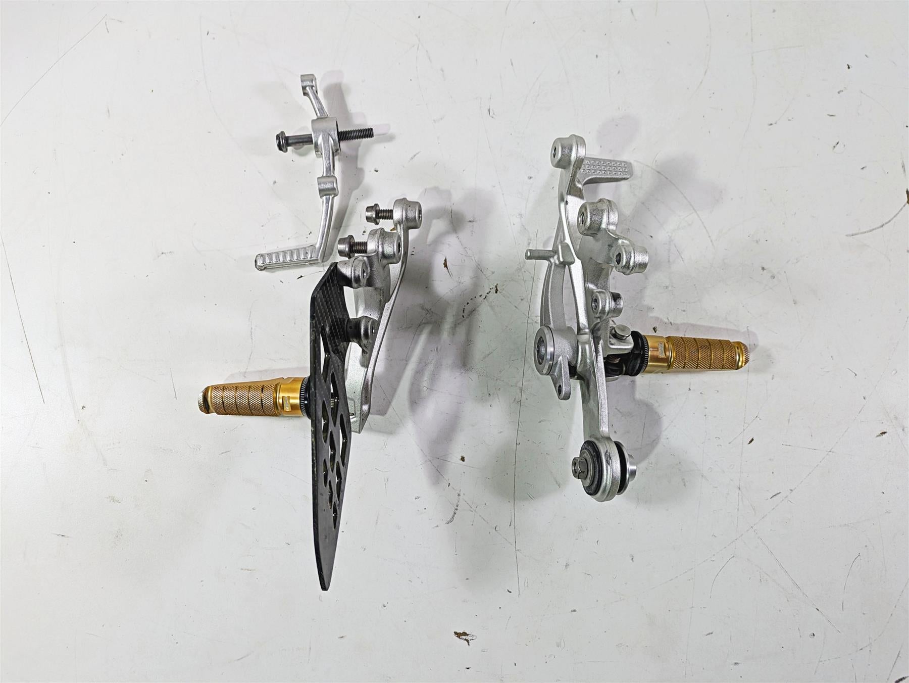 2016 BMW S1000RR K46 Left Right Footpeg Set Shifter Brake Pedal 46717728307 {{ shop.shopifyCountryName }} - Mototech271