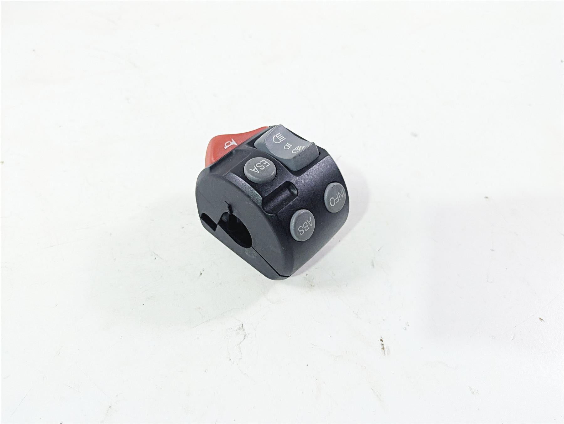 2010 BMW R1200GS K25 Left Hand Control Switch ABS ESA 61317704625 {{ shop.shopifyCountryName }} - Mototech271
