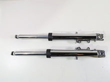 Load image into Gallery viewer, 2007 Harley Touring FLHRSE CVO Road King Chrome Front Fork Leg Set 41mm 46240-02
