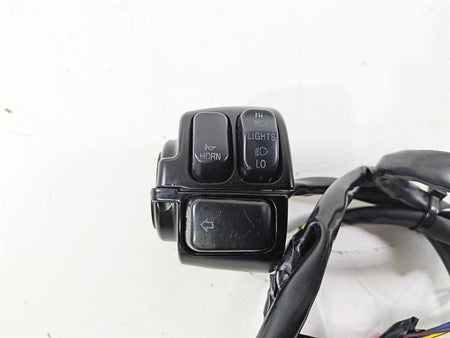 2011 Harley FXDC Dyna Super Glide Left Hand Control Switch Horn Lights 71682-06A {{ shop.shopifyCountryName }} - Mototech271