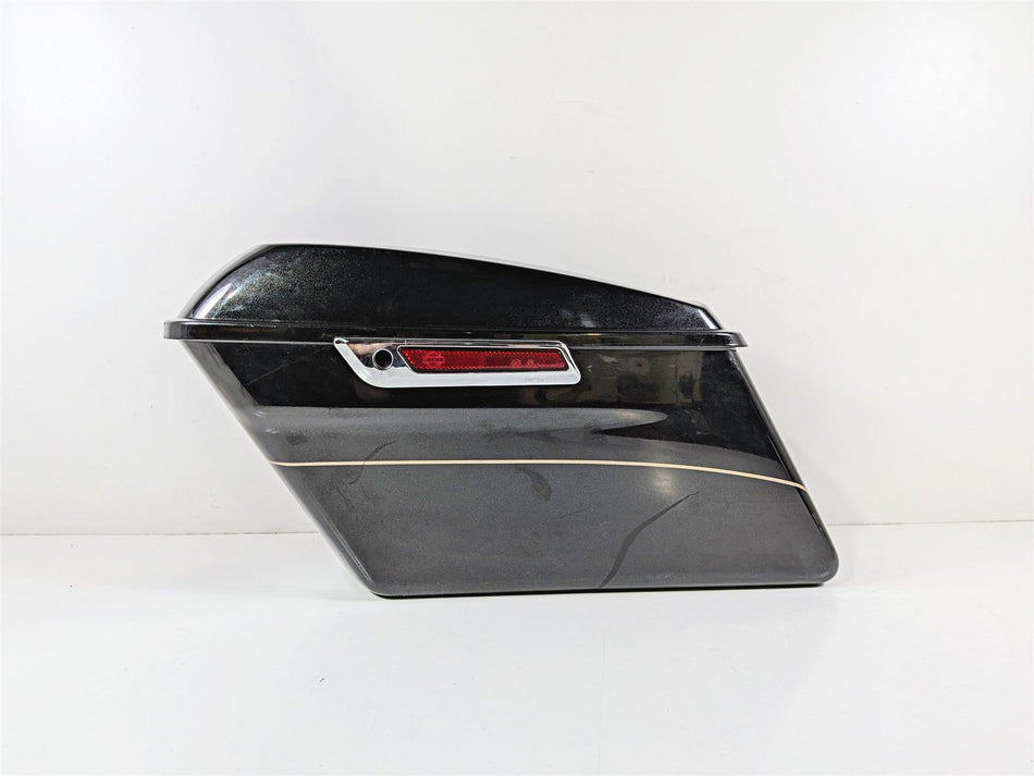 2016 Harley Touring FLHTK Electra Glide Left Saddle Bag Saddlebag Black Quartz 90200414-Mototech271