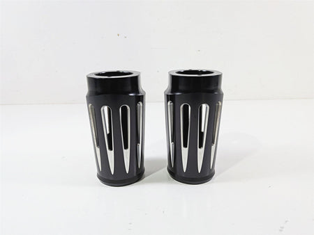1993 Harley Touring FLHTCU Electra Glide Deep Cut Aluminum Fork Covers Aftermarket {{ shop.shopifyCountryName }} - Mototech271