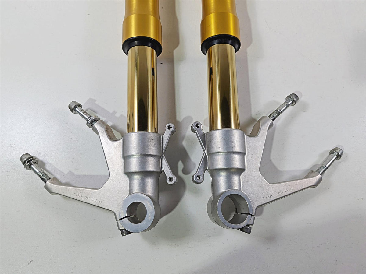 2011 Ducati Streetfighter 1098 S Nice Ohlins Front Fork 3K ! 34420172B 34520171B {{ shop.shopifyCountryName }} - Mototech271