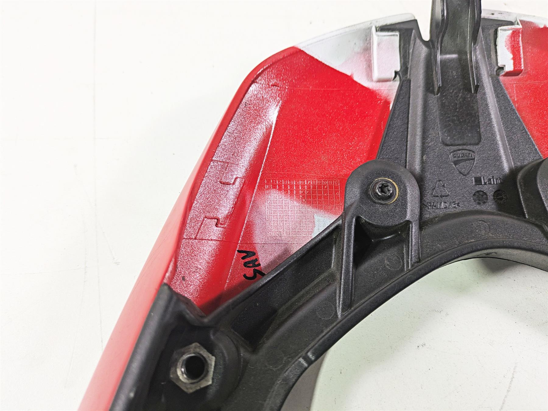 2015 Ducati Hypermotard 821 SP Tail Bracket & Fairing Set 483P1771AB 48311741A {{ shop.shopifyCountryName }} - Mototech271