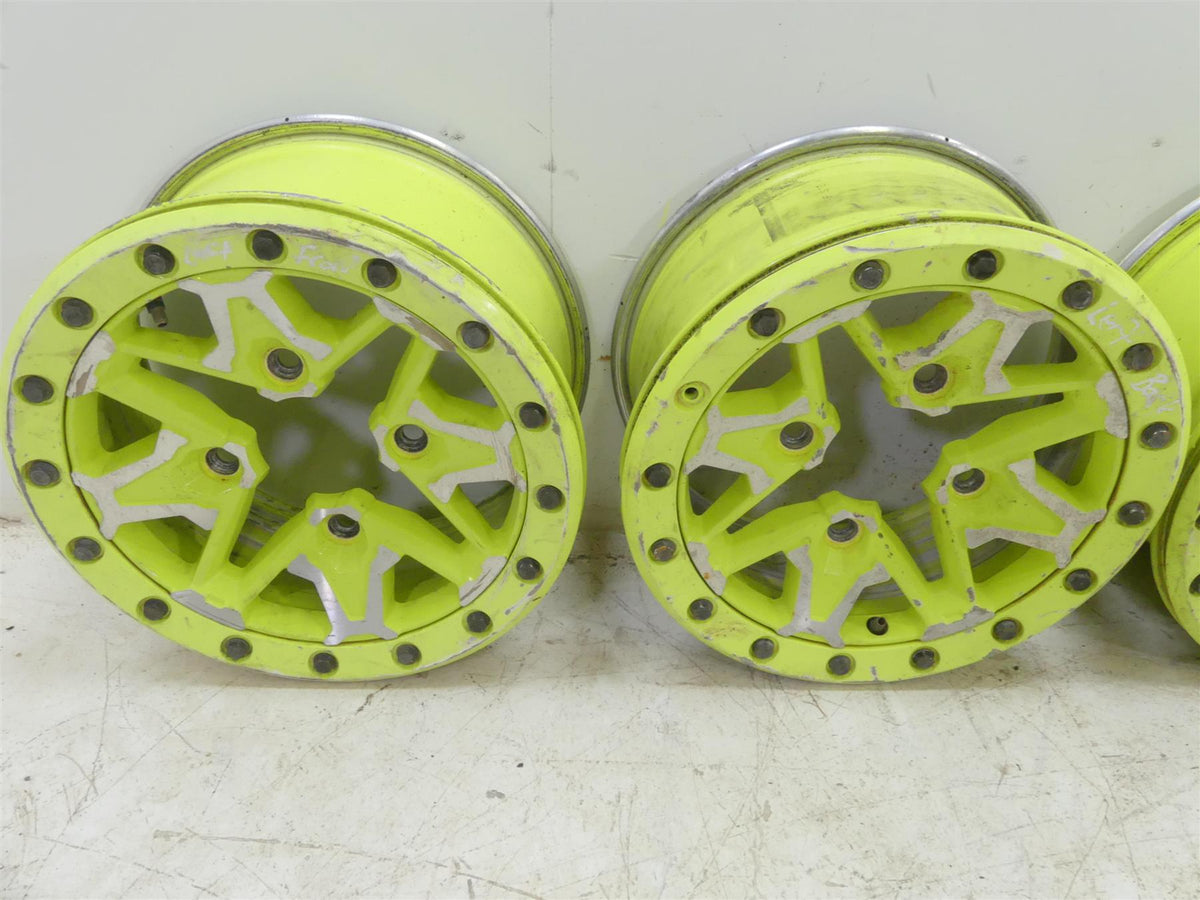 2020 Can Am Maverick X3 XMR Turbo RR 14x7 Manta Green Wheel Set 705402473 {{ shop.shopifyCountryName }} - Mototech271