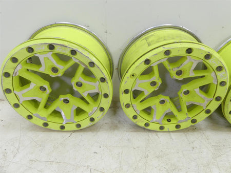 2020 Can Am Maverick X3 XMR Turbo RR 14x7 Manta Green Wheel Set 705402473 {{ shop.shopifyCountryName }} - Mototech271