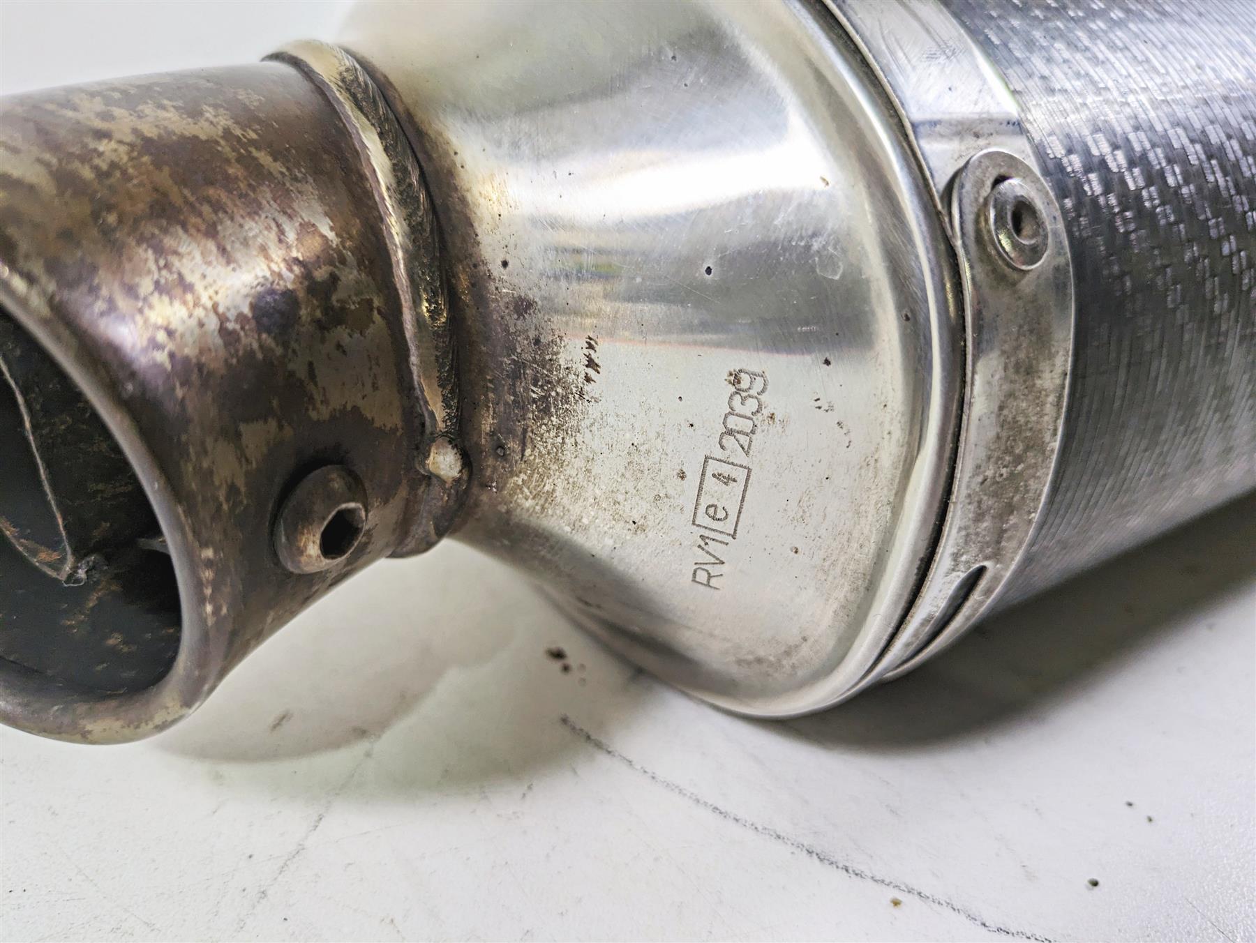 2004 BMW R1150GS R21 Remus Carbon Fiber Exhaust Muffler Pipe & DB Eater RV1 2039 {{ shop.shopifyCountryName }} - Mototech271