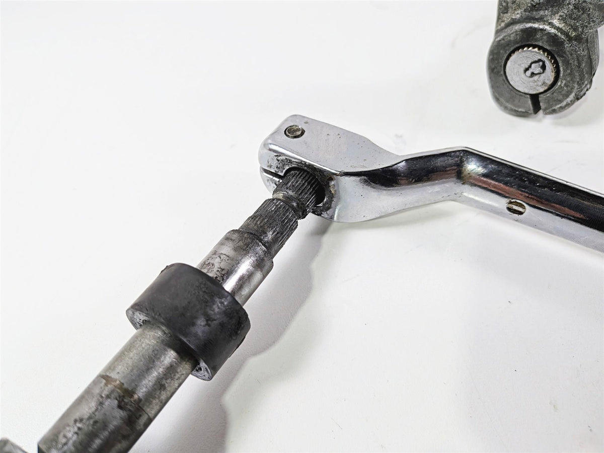 1993 Harley Touring FLHTCU Electra Glide Chrome Shifter & Brake Pedal 33895-82E {{ shop.shopifyCountryName }} - Mototech271