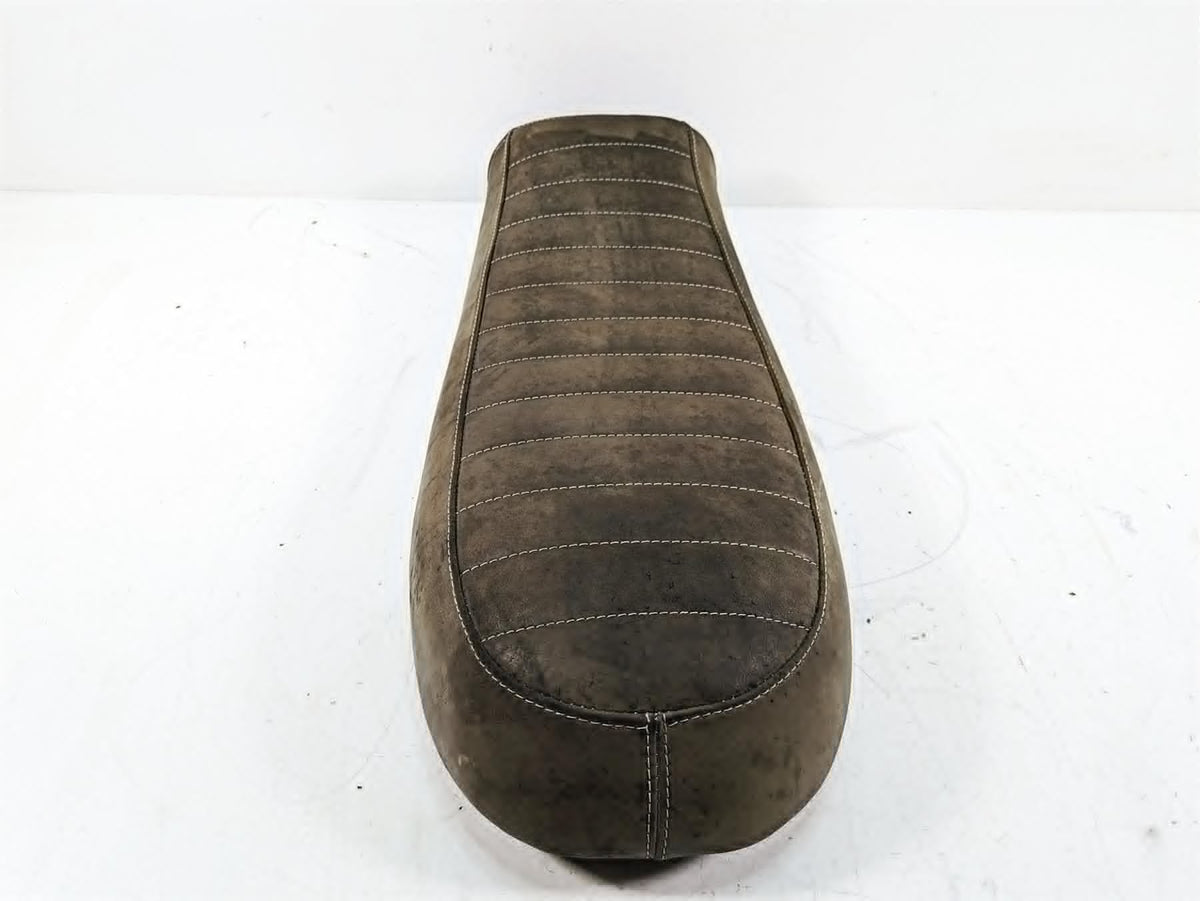 2013 Moto Guzzi V7 750 Stone Nice Recovered Brown Seat Saddle 978931 {{ shop.shopifyCountryName }} - Mototech271