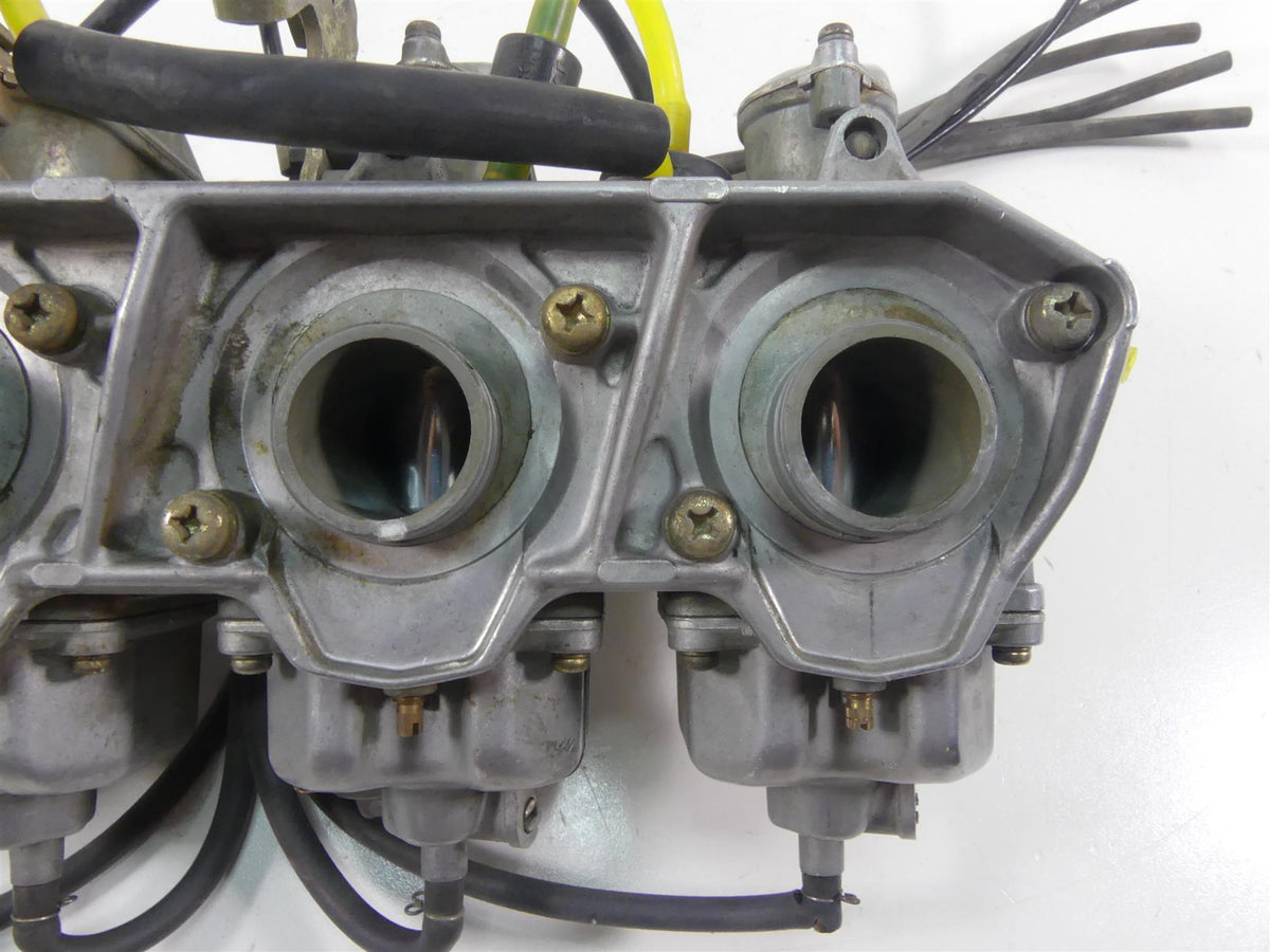 1977 Honda CB750 A Four Hondamatic Carburetor Carb Set - Video 16100-393-054 {{ shop.shopifyCountryName }} - Mototech271