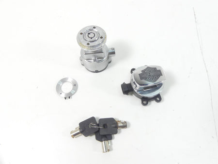 2013 Harley FXDWG Dyna Wide Glide Ignition Switch Steering Lock Set 71430-12 {{ shop.shopifyCountryName }} - Mototech271