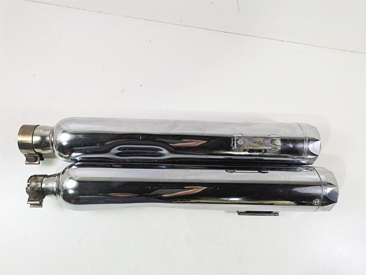 2021 Harley Touring FLTRX Road Glide Tab Perf 4.5" Slip-On Mufflers 121-1297 {{ shop.shopifyCountryName }} - Mototech271