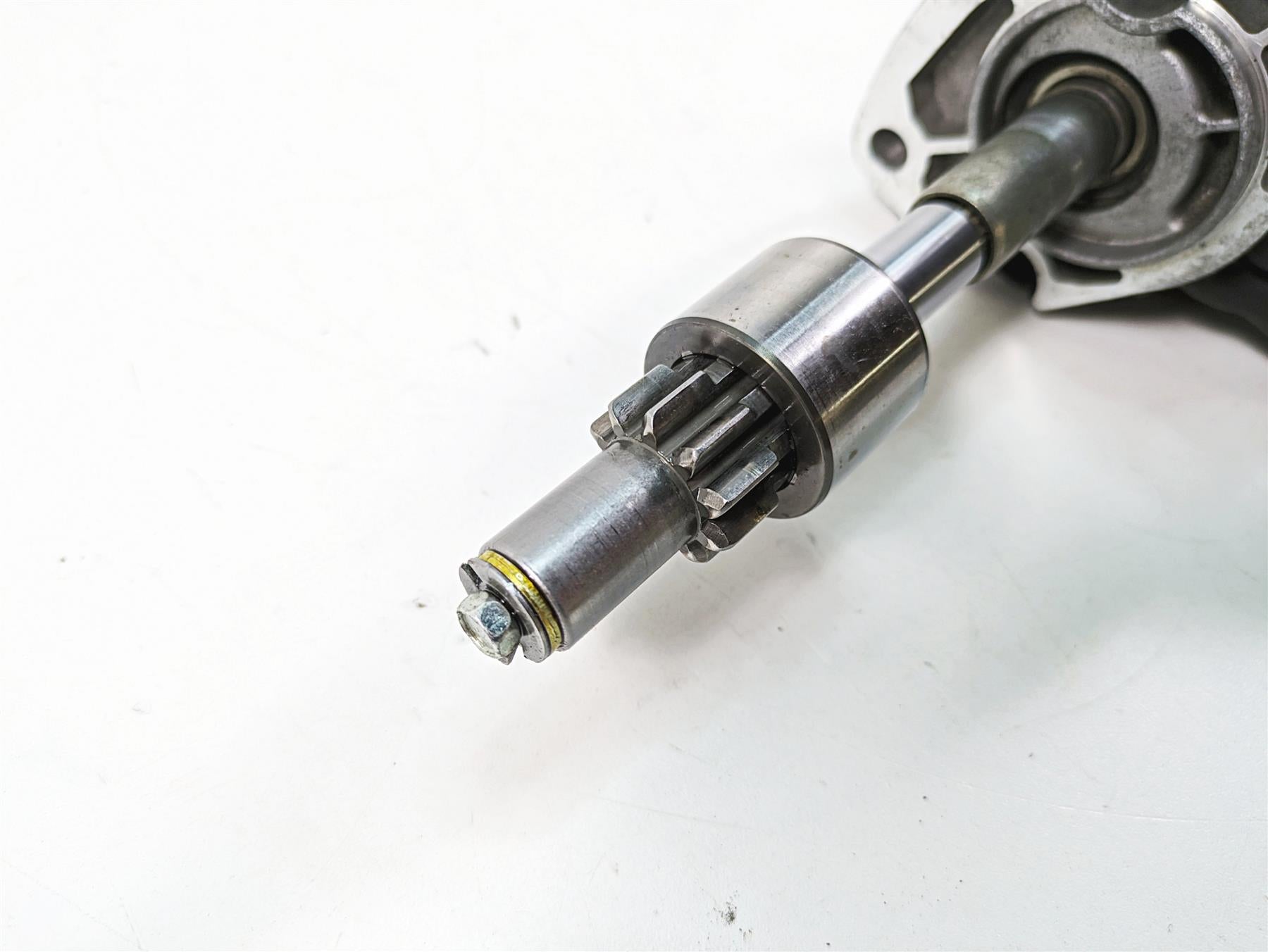 2006 Harley Softail FXSTSI Springer Engine Starter Motor 31553-94B {{ shop.shopifyCountryName }} - Mototech271