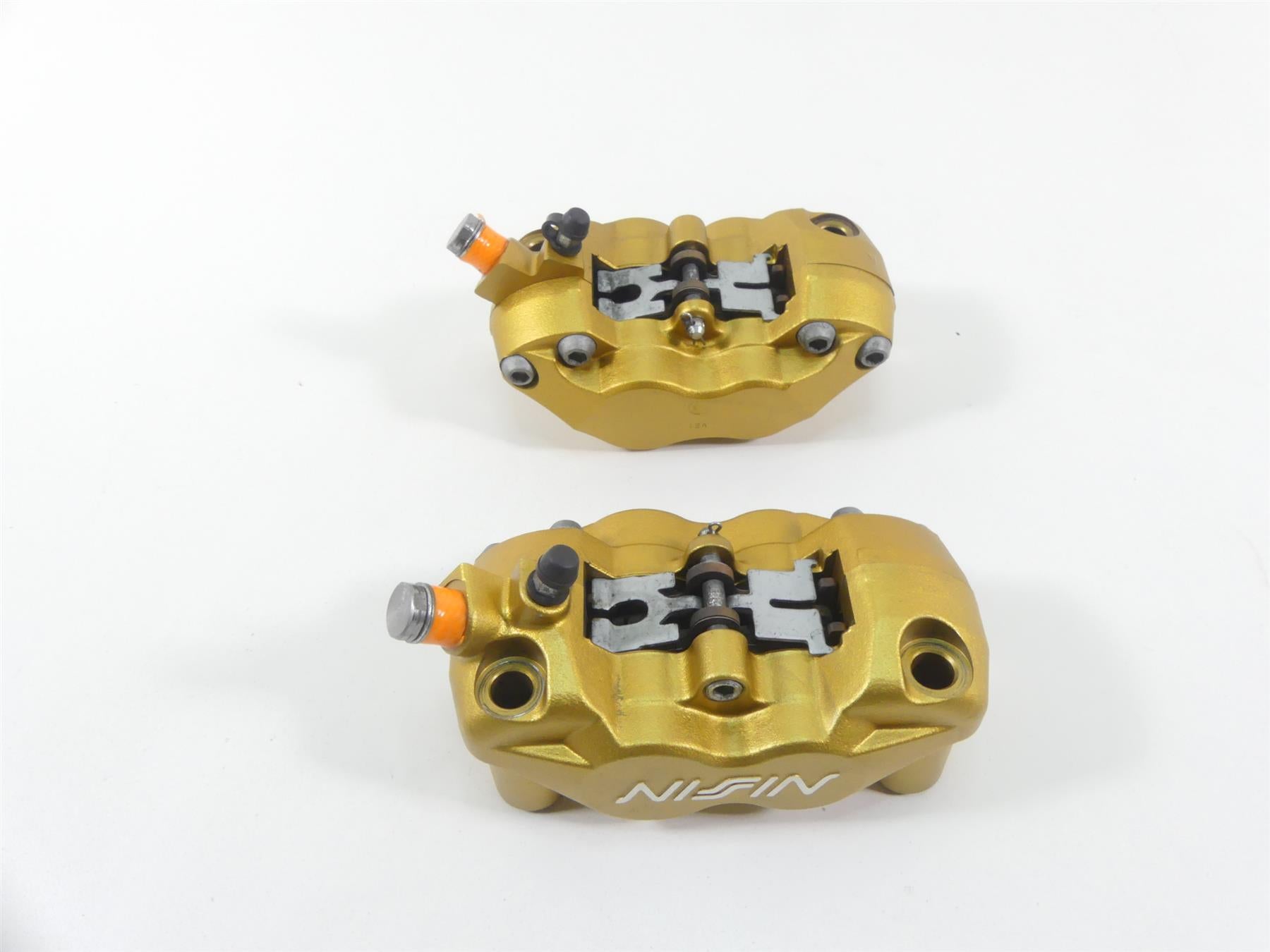 2013 Triumph Street Triple 675R Front Nissin Brake Calipers T2020831 T2020832 {{ shop.shopifyCountryName }} - Mototech271