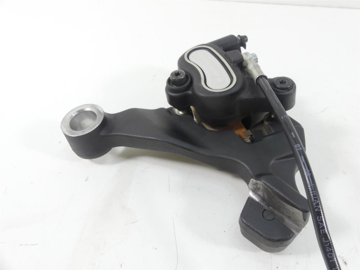 2009 Harley FXDF Dyna Fat Bob Rear Brake Caliper + Mount & Line 40908-08 {{ shop.shopifyCountryName }} - Mototech271