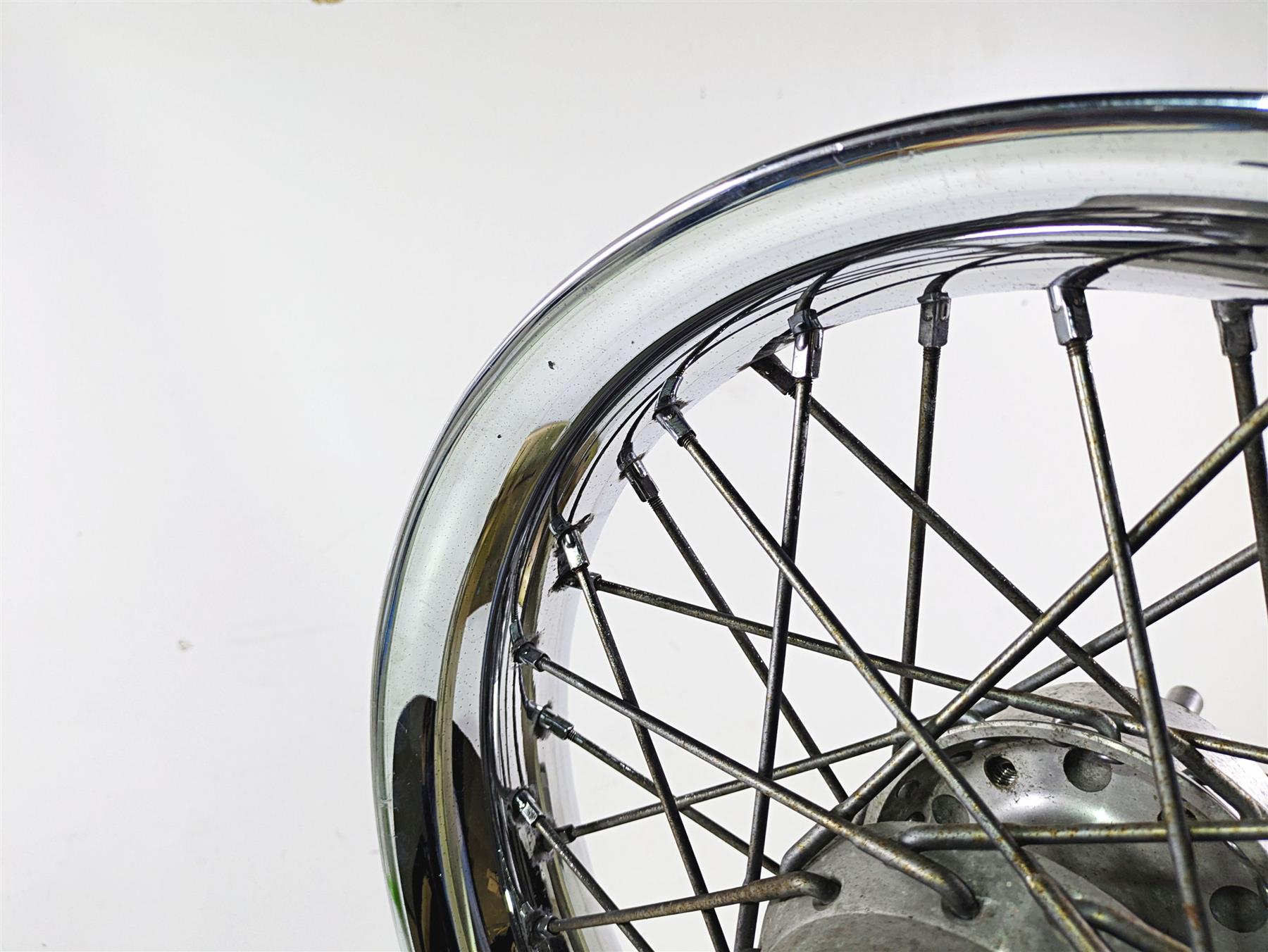 2008 Harley FLSTC 105TH Softail Heritage 16x3 Rear Wheel Spoke Rim 40700-08A {{ shop.shopifyCountryName }} - Mototech271