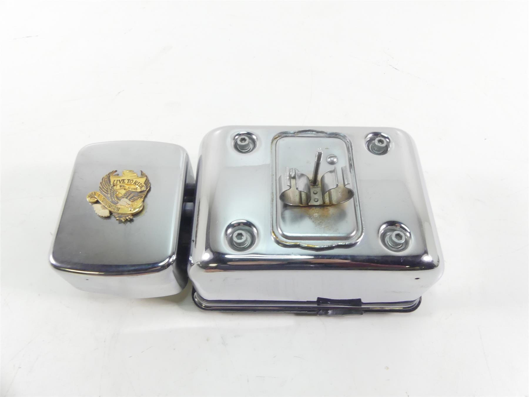 1993 Harley Dyna FXDL Low Rider Electrical Box Live Ride Chrome Cover 66333-90 {{ shop.shopifyCountryName }} - Mototech271