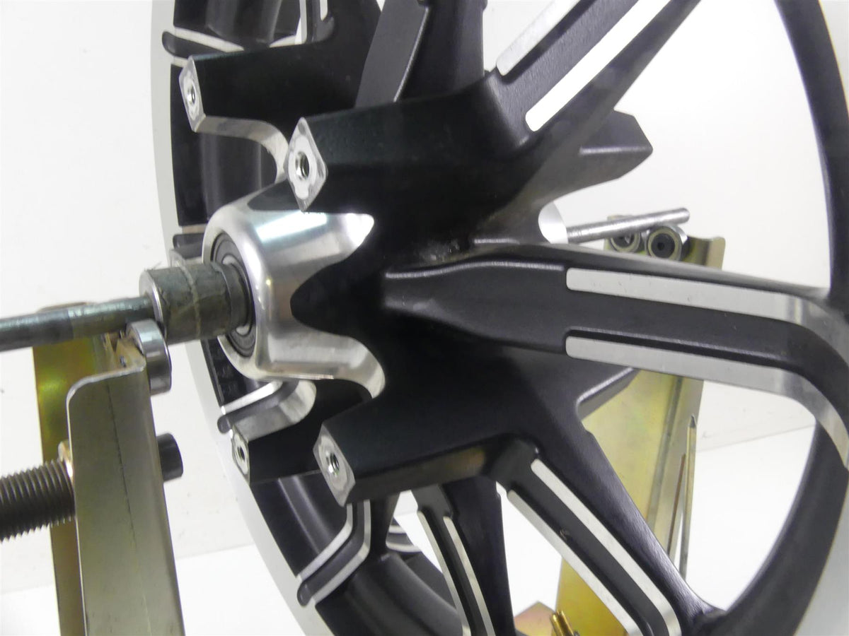 2016 Harley Touring FLHTP Electra Glide Front 17x3 Impeller Wheel Rim 43300386 {{ shop.shopifyCountryName }} - Mototech271