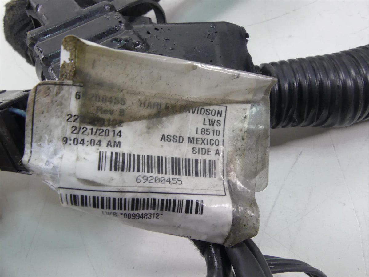 2014 Harley Dyna FXDF Fat Bob Wiring Harness Loom No-Abs - Non Cuts 69200455 {{ shop.shopifyCountryName }} - Mototech271