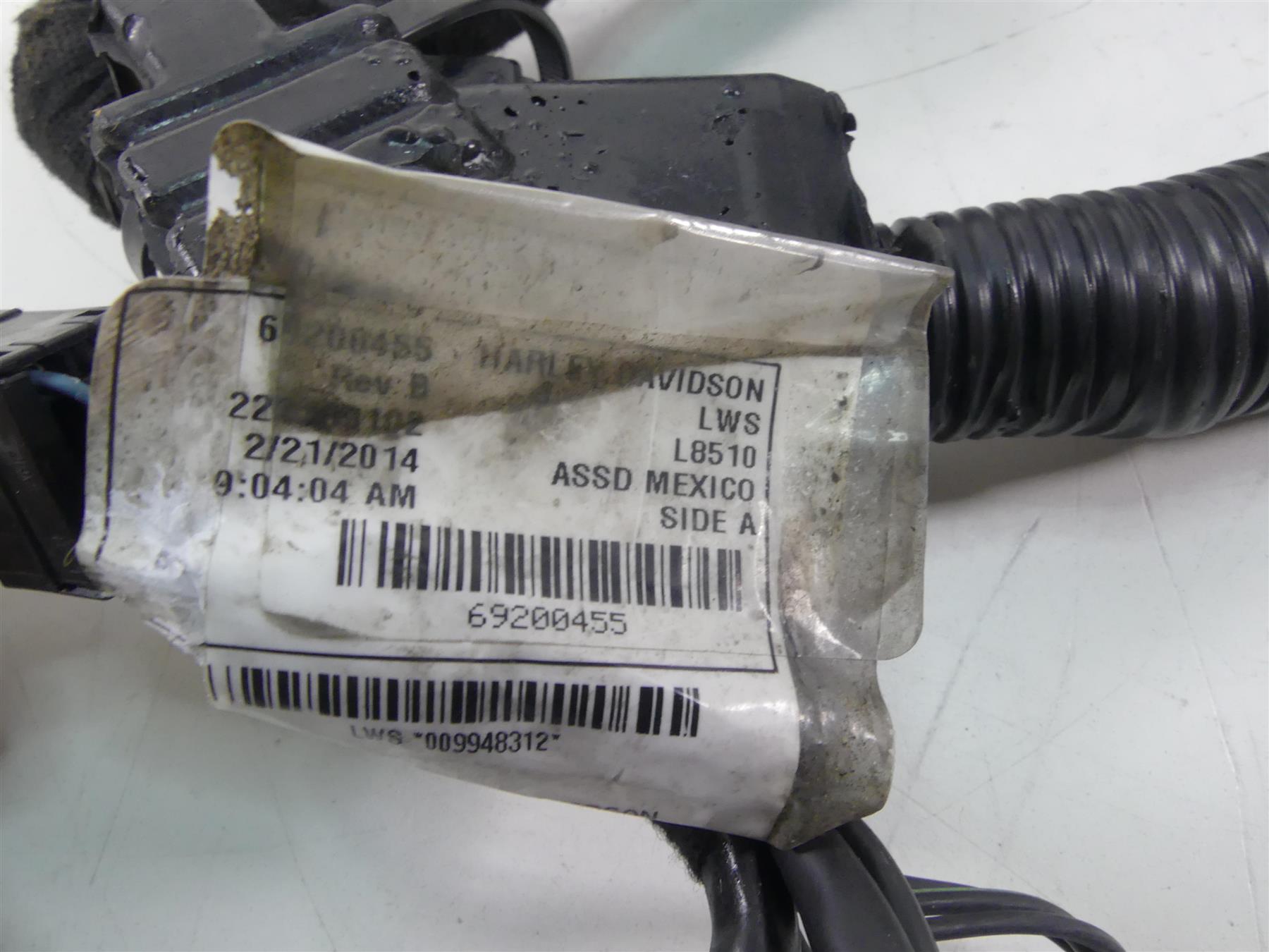 2014 Harley Dyna FXDF Fat Bob Wiring Harness Loom No-Abs - Non Cuts 69200455 {{ shop.shopifyCountryName }} - Mototech271