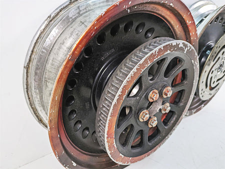 2013 Harley Softail FLSTFB Fat Boy Lo 17x6 17x3.5 Front Rear Wheel Set 43300171 {{ shop.shopifyCountryName }} - Mototech271