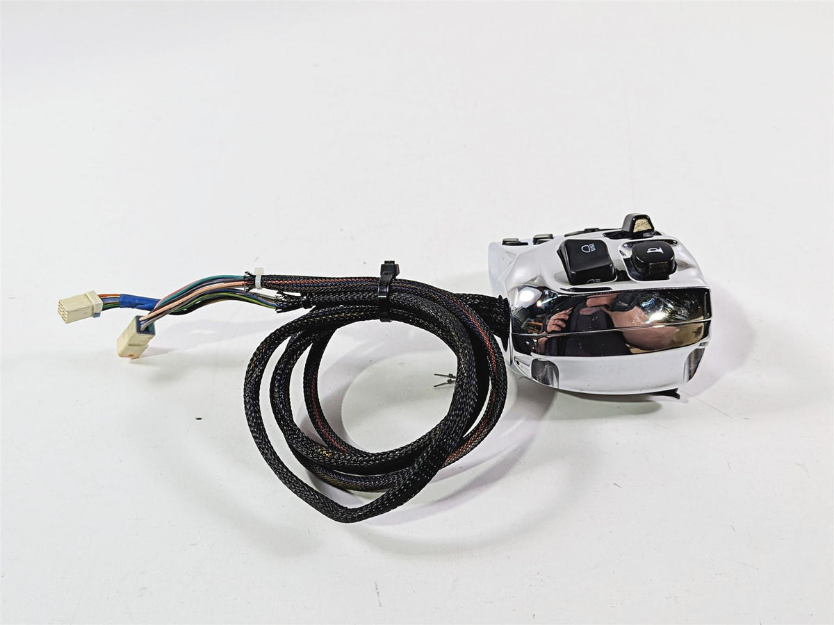 2015 Indian Chieftain Left Hand Chrome Turn Signal Control Switch 4015197-Mototech271