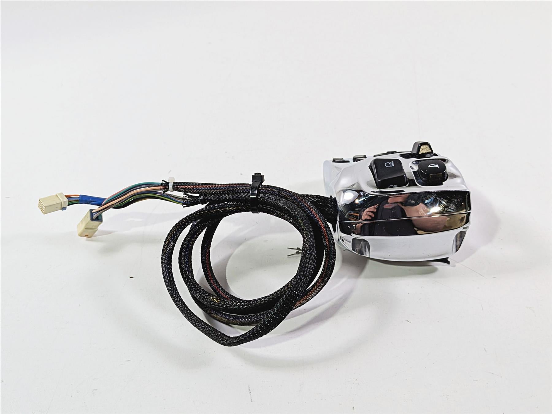 2015 Indian Chieftain Left Hand Chrome Turn Signal Control Switch 4015197-Mototech271