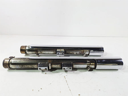 2009 Harley FXCWC Softail Rocker Vance Hines Straightshot Exhaust Mufflers 16831 {{ shop.shopifyCountryName }} - Mototech271