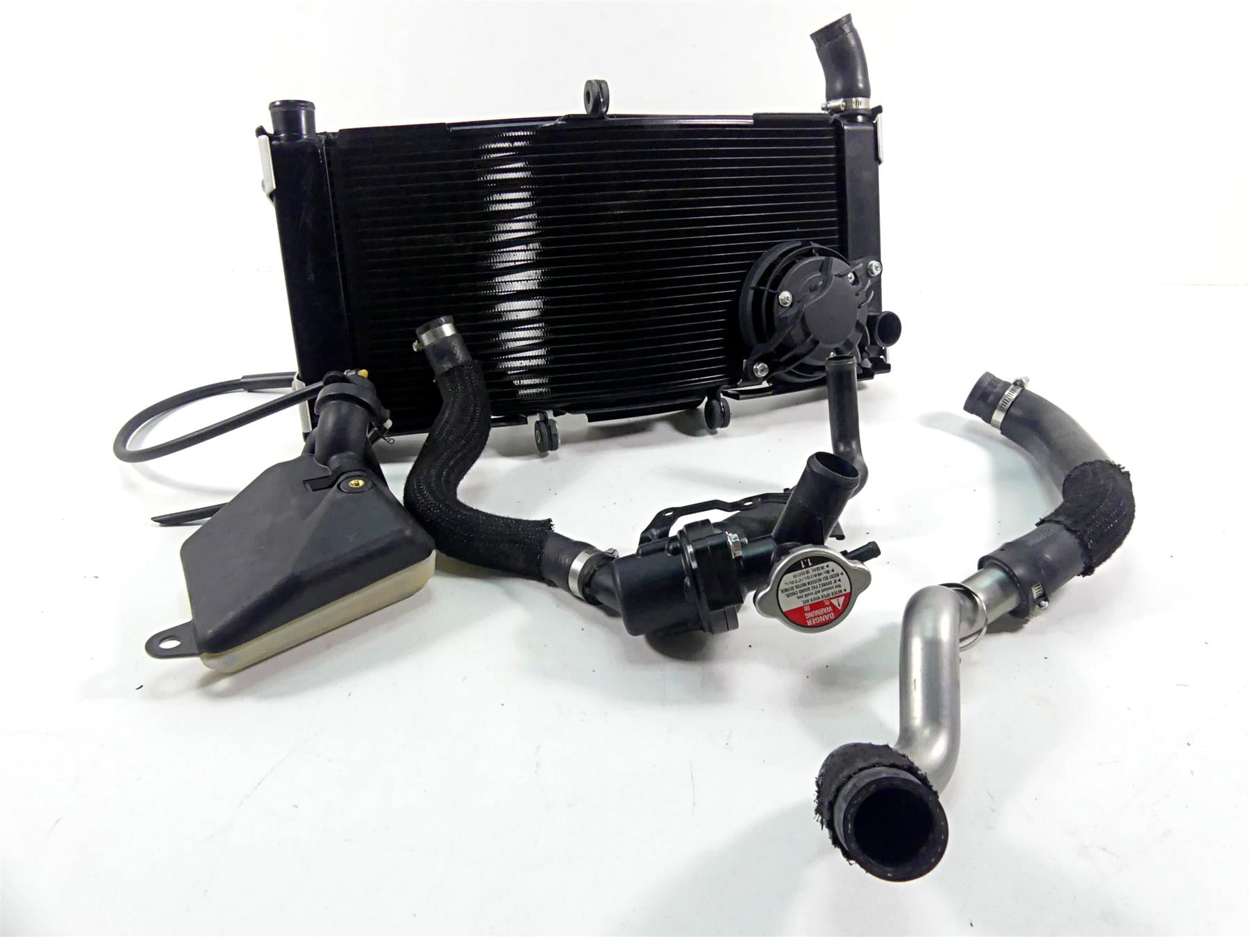 2012 Yamaha VMX17 VMAX 1700 Upper Radiator Fan Cover Hoses Set 2S3-12461-09-00 | Mototech271