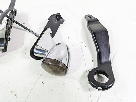 2016 Harley Touring FLTRX Road Glide Front Blinker Turn Signal & Mounts 67800512 {{ shop.shopifyCountryName }} - Mototech271