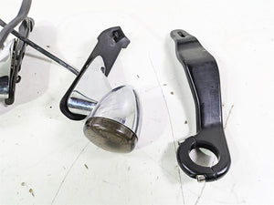 2016 Harley Touring FLTRX Road Glide Front Blinker Turn Signal & Mounts 67800512 | Mototech271
