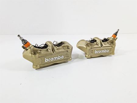 2017 BMW S1000RR K46 Golden Brembo Front Brake Caliper Set 100mm 34117714784 {{ shop.shopifyCountryName }} - Mototech271