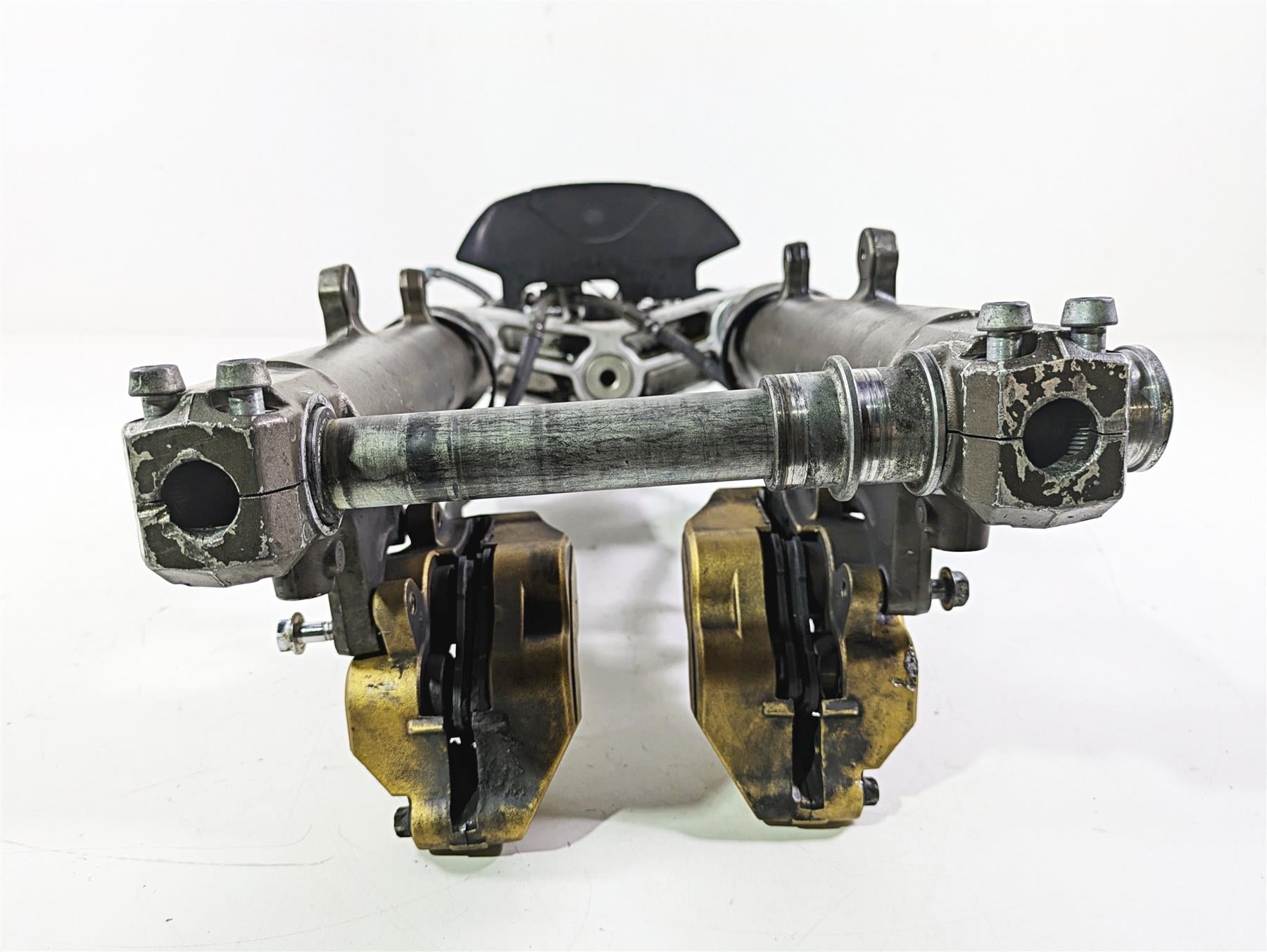 2003 Kawasaki ZX9R Ninja 46mm Front End Forks Caliper Triple Tree Set 44075-1184 {{ shop.shopifyCountryName }} - Mototech271