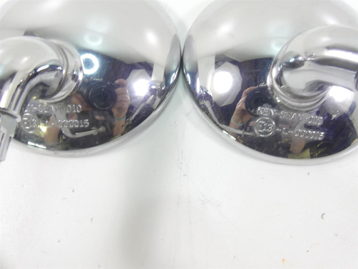 2002 Triumph Bonneville America Round Rear View Mirror Set T2066682 {{ shop.shopifyCountryName }} - Mototech271