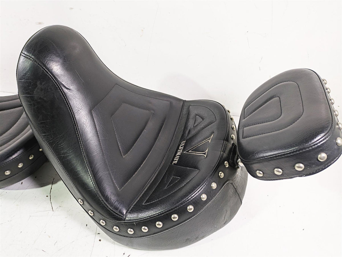 2002 Honda GL1500 CD Valkyrie Deluxe Ultimate Front Rear Lowrider Seat Saddle Set {{ shop.shopifyCountryName }} - Mototech271