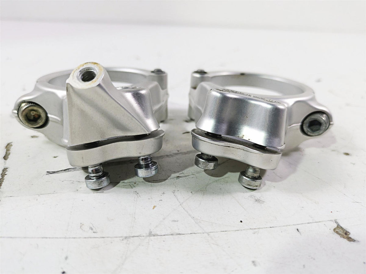 2015 Ducati Panigale 1299 S Clip On Handlebar Clamp Set 53mm 875P1741BA 875P2184 {{ shop.shopifyCountryName }} - Mototech271