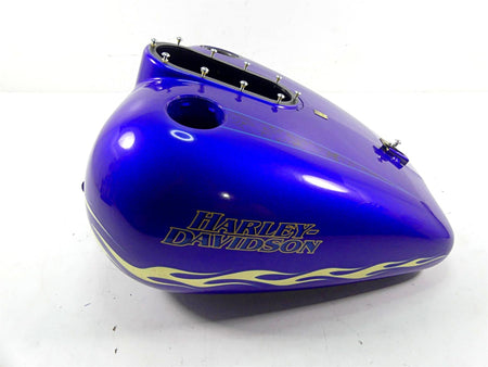 2007 Harley Touring FLHRSE CVO Road King Fuel Gas Tank Candy Cobalt 61387-07 {{ shop.shopifyCountryName }} - Mototech271
