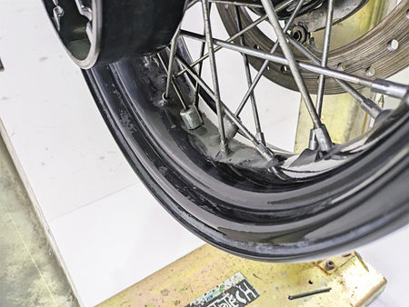 2009 Harley Touring FLHX Street Glide 16x5 Rear Wheel Rim - Runout 44606-09A {{ shop.shopifyCountryName }} - Mototech271