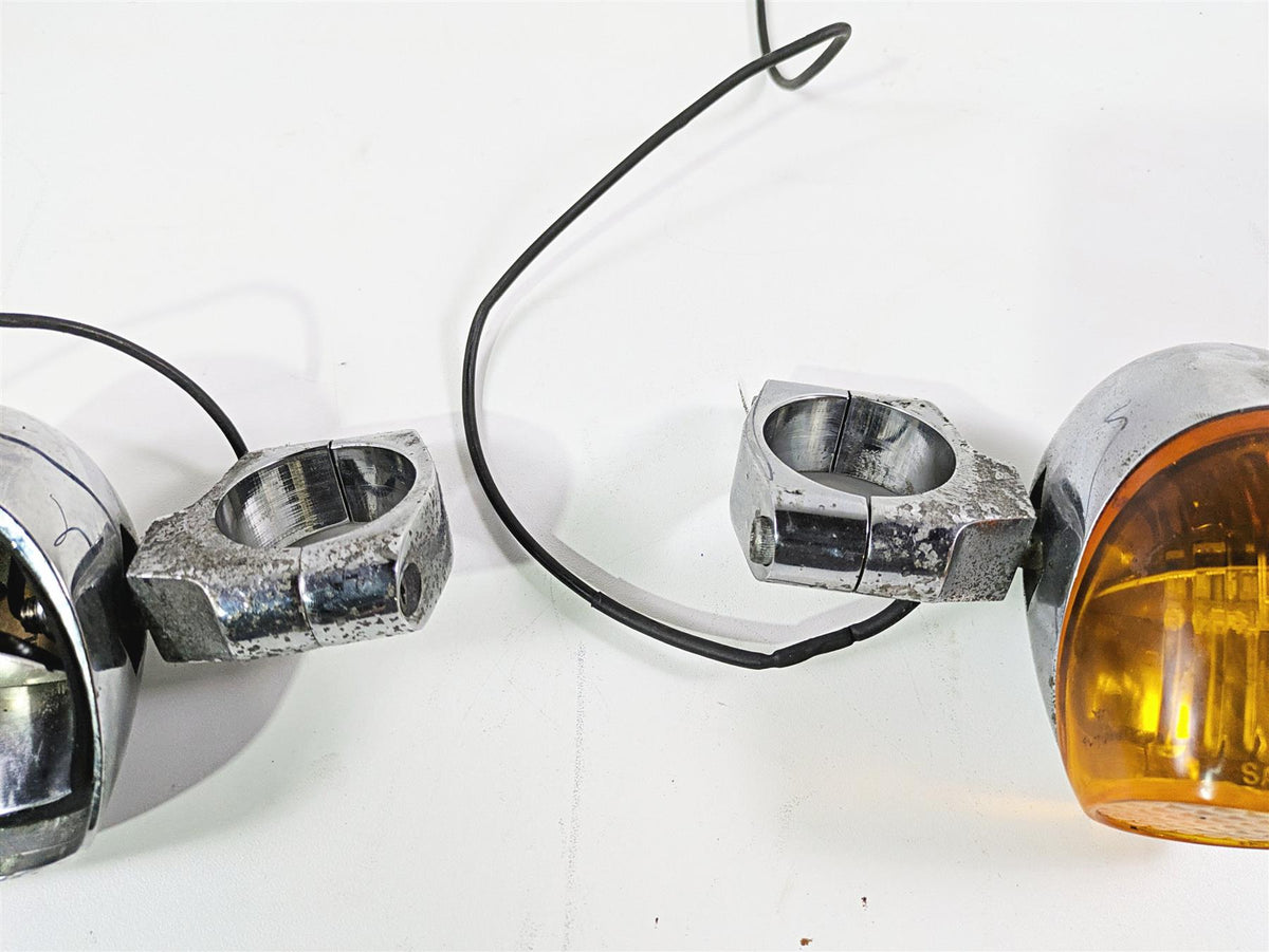 2002 Indian Spirit Deluxe Front Blinker Turn Signal Housing Set 66-039 66-038 {{ shop.shopifyCountryName }} - Mototech271