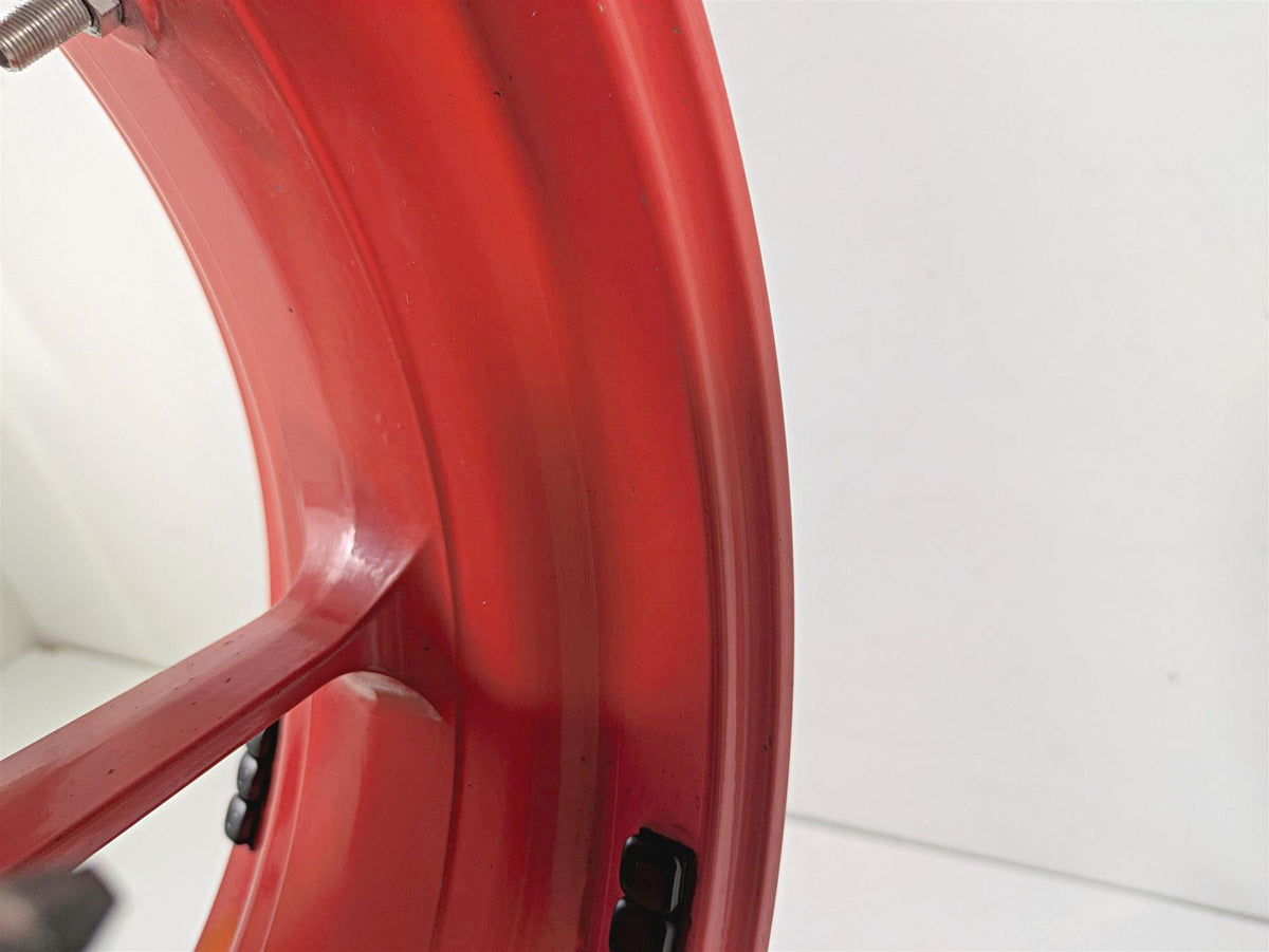 2017 Aprilia RSV 1100 Tuono V4 Factory Straight 17x6 Rear Wheel Rim 2B002118 {{ shop.shopifyCountryName }} - Mototech271