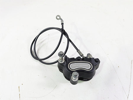 2009 Harley FXCWC Softail Rocker Front Brake Caliper + Line 44464-08 {{ shop.shopifyCountryName }} - Mototech271