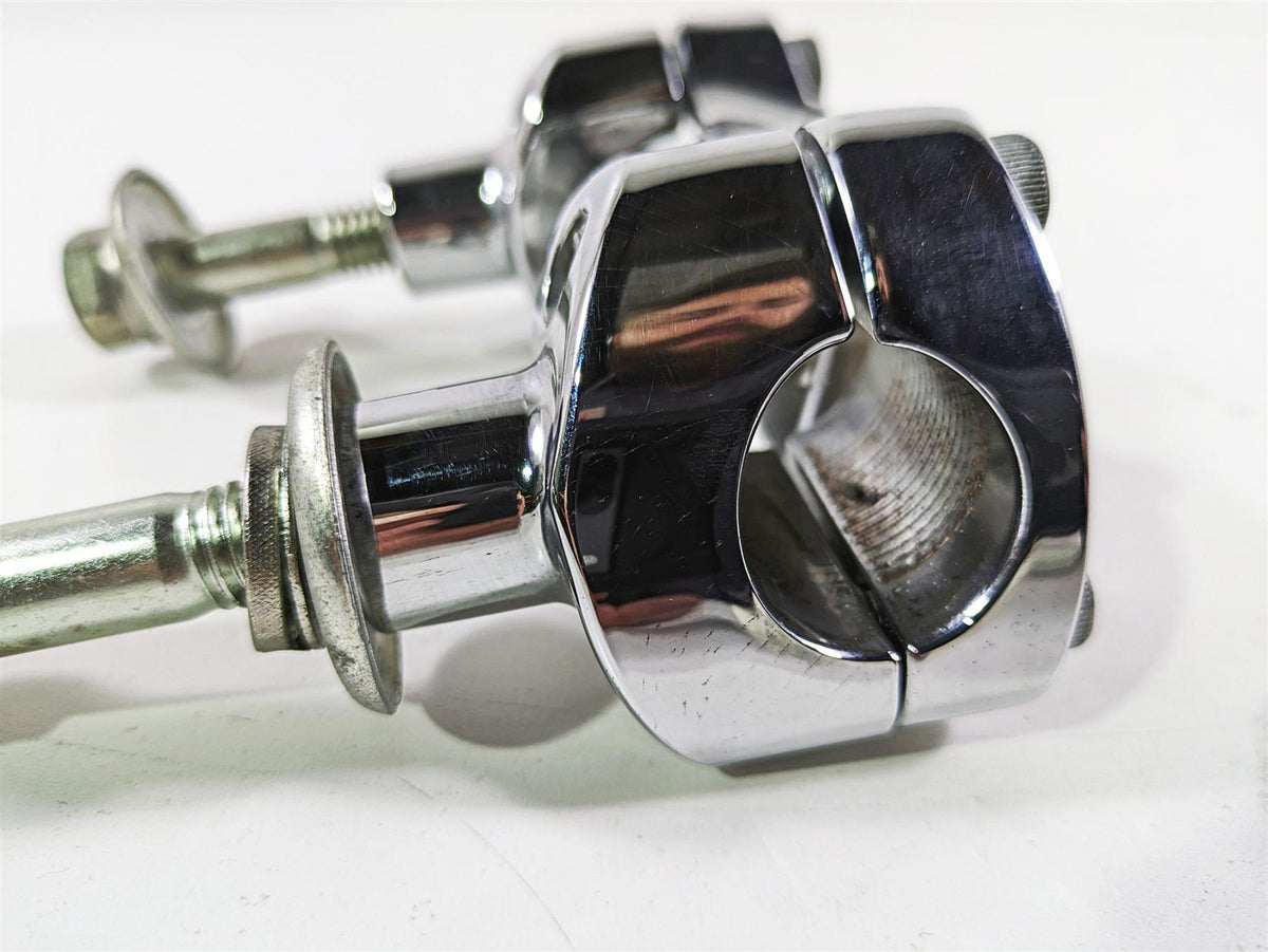 2008 Harley FLSTC Softail Heritage Handlebar Riser Holder Set 56567-86B {{ shop.shopifyCountryName }} - Mototech271