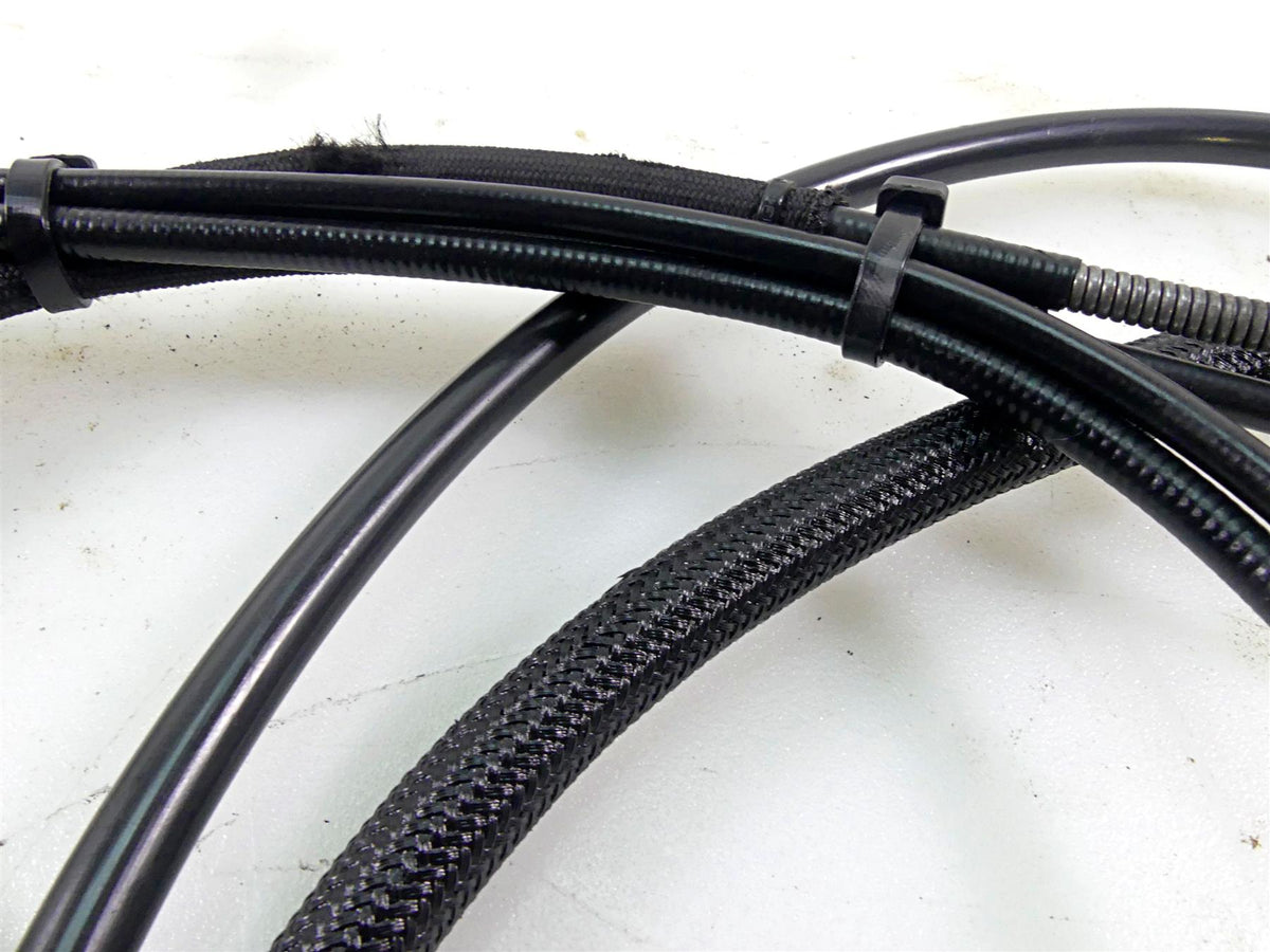2017 Harley Dyna FXDB Street Bob 10" Risers Throttle Cable Clutch & Brake Line {{ shop.shopifyCountryName }} - Mototech271