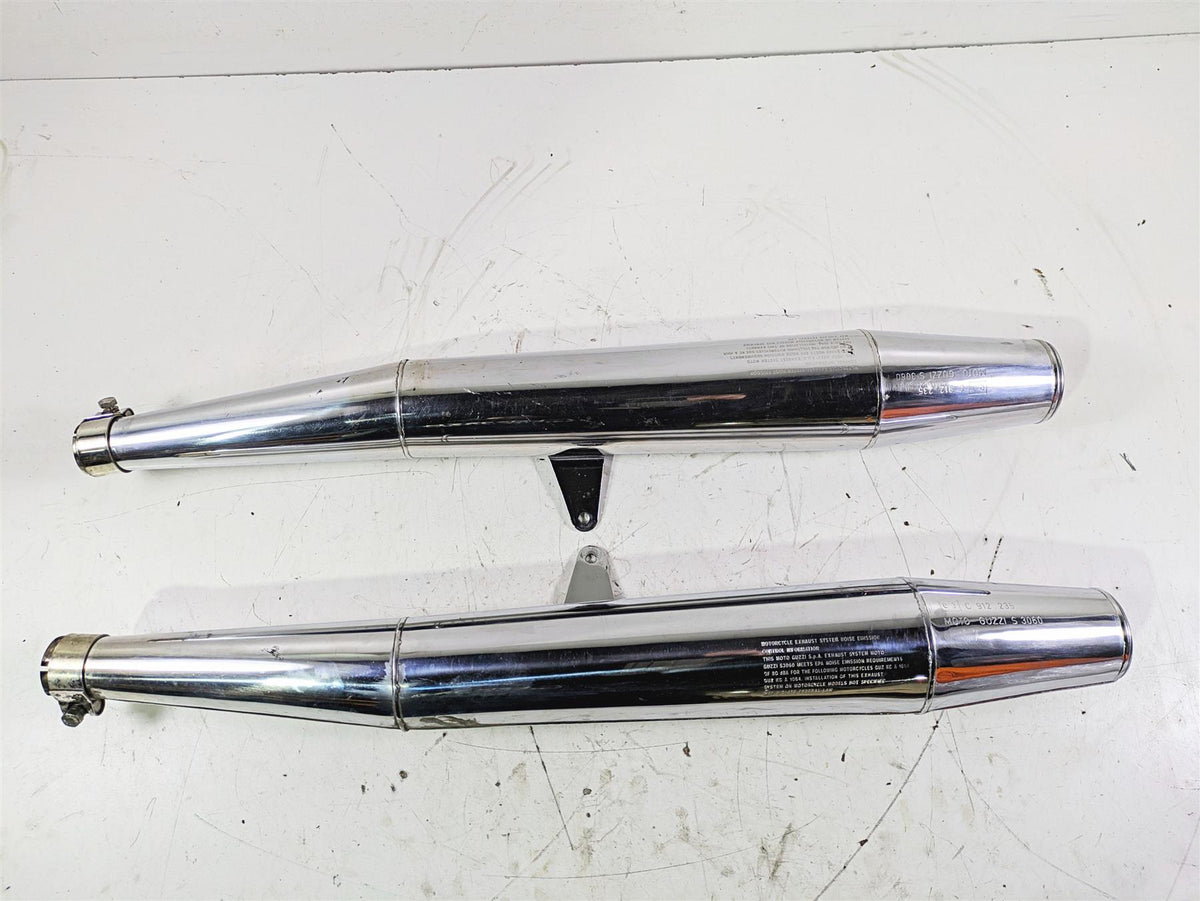 1998 Moto Guzzi California 1100 EV Oem Exhaust Muffler Set - Read GU17123062 {{ shop.shopifyCountryName }} - Mototech271