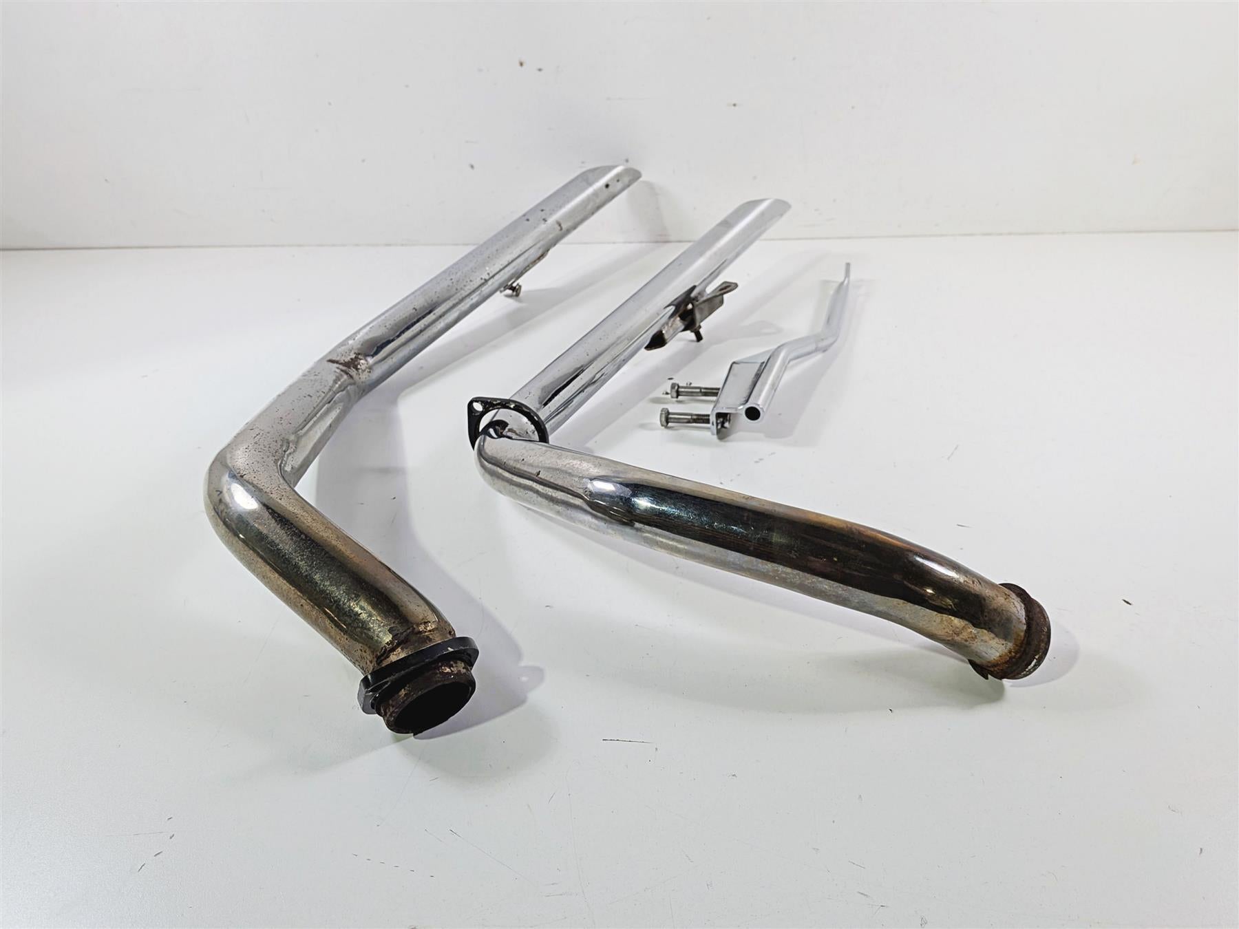 2003 Harley Sportster XL1200 Drag Pipes Slash Cut Exhaust System {{ shop.shopifyCountryName }} - Mototech271