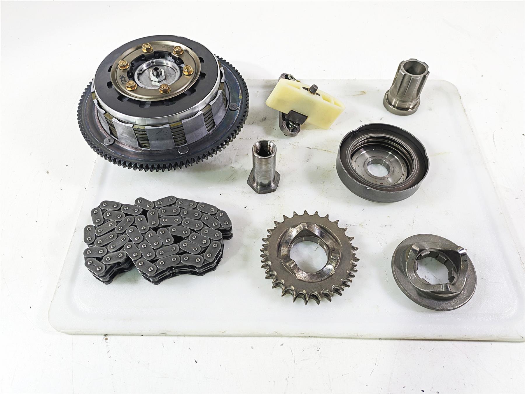 2003 Harley Touring FLHTCUI 100TH E-Glide Primary Drive Clutch Kit 37802-98B {{ shop.shopifyCountryName }} - Mototech271