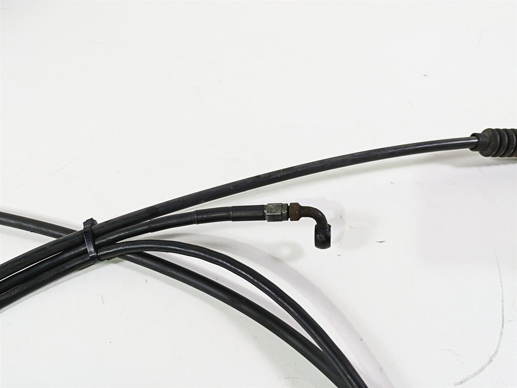 2008 Harley FLSTSB Cross Bones Apehanger Brake & Clutch Line Set {{ shop.shopifyCountryName }} - Mototech271