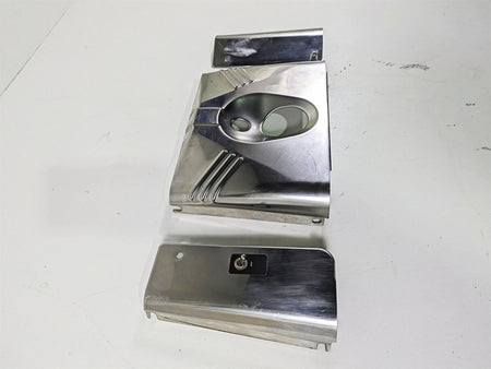 2003 Harley FLSTC Softail Heritage 100th Complete Headlight Cover Set 67808-86 {{ shop.shopifyCountryName }} - Mototech271