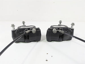 2014 Harley FXDF Dyna Fat Bob Front Brake Caliper & Line Set 41300001 41300002