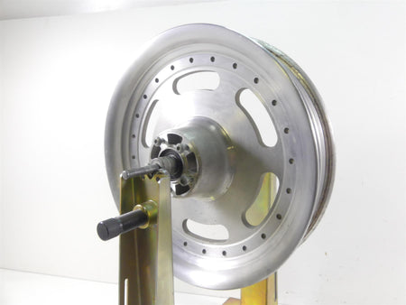 2009 Harley FXDF Dyna Fat Bob Straight 16x3 Slotted Front Wheel Rim 43300172 {{ shop.shopifyCountryName }} - Mototech271